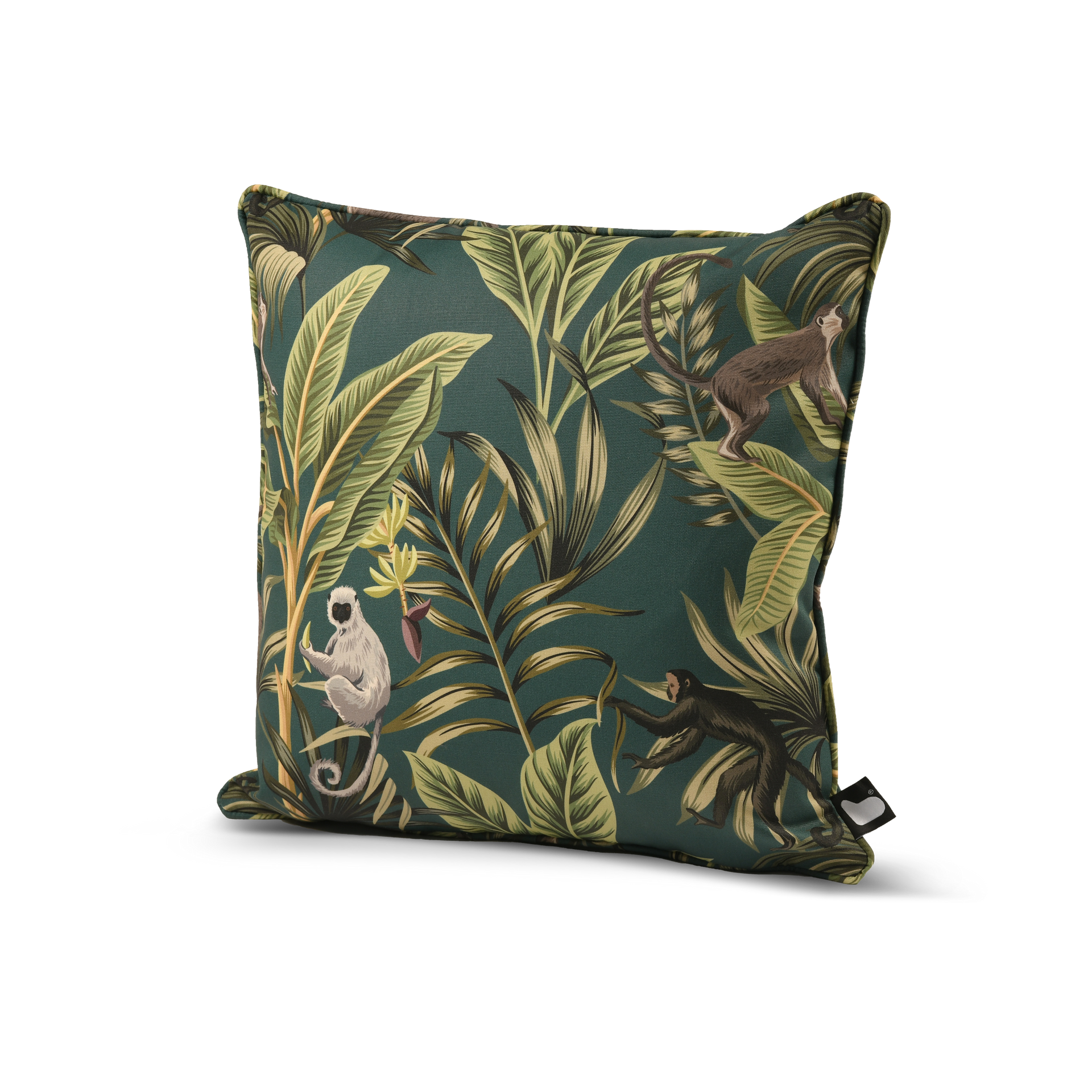 Outdoor Decorative Cushion – Monkey Print | UV-Resistant, Water-Resistant | Made in UK